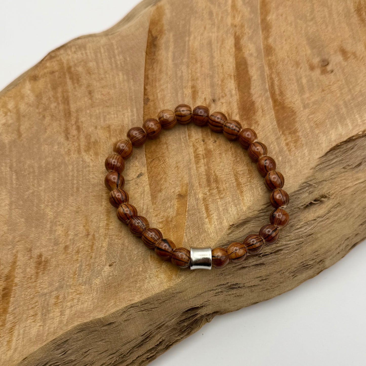Kralen armband streep groot