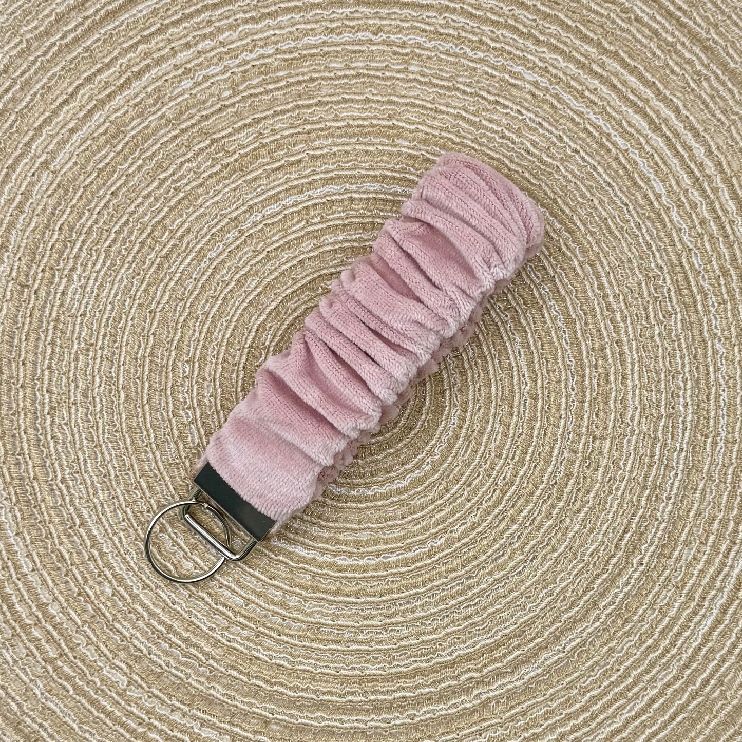 Pols scrunchie velvet roze