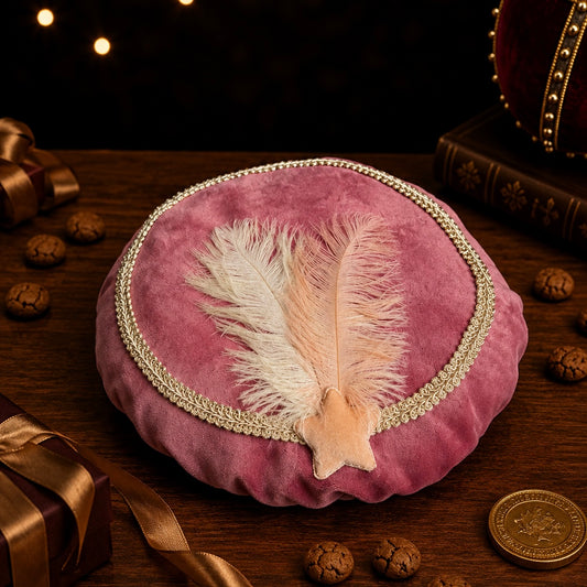 Pietenmuts oud roze beige ster