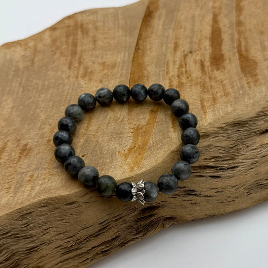 Kralen armband Grey klein