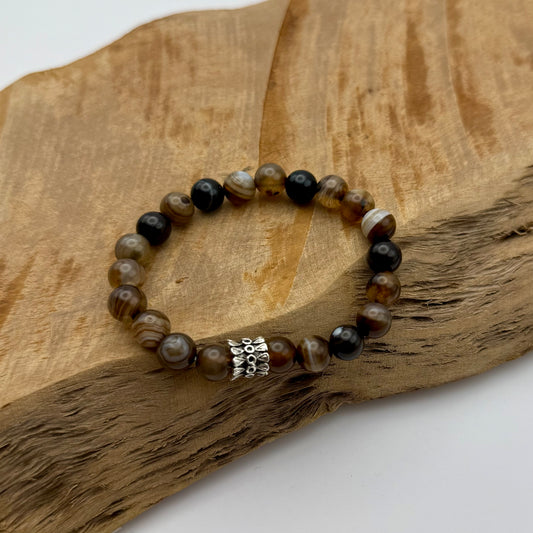 Kralen armband Leo klein