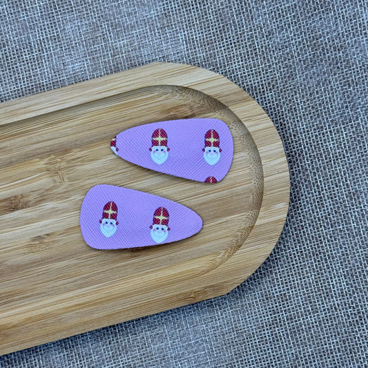 Sinterklaas speldjes 5cm roze