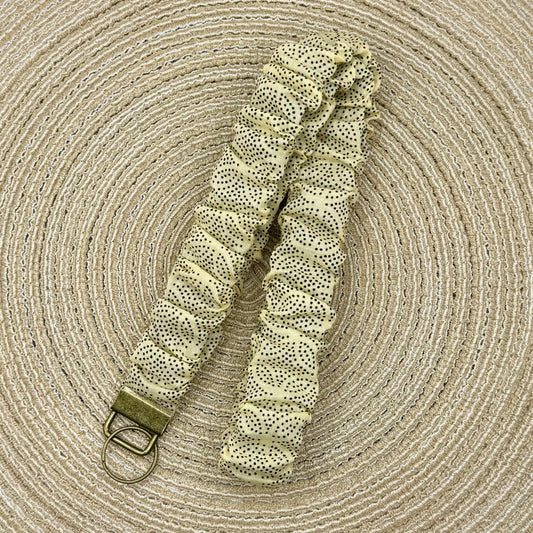 Keycord beige stip