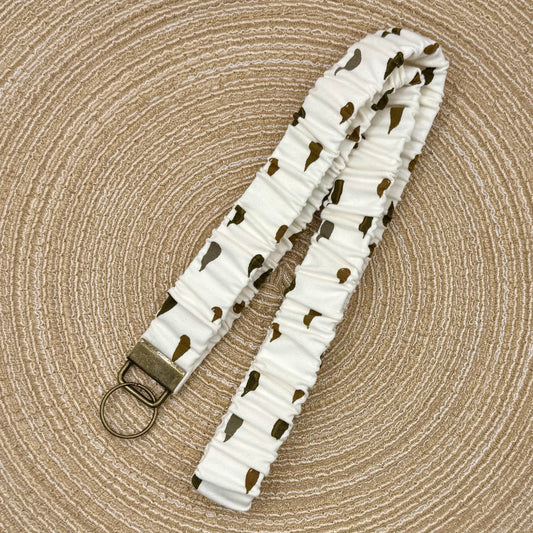 Keycord wit druppels