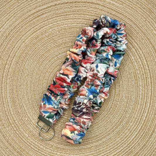 Keycord bloemen meerkleurig