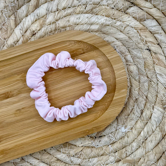 Scrunchie lichtroze S