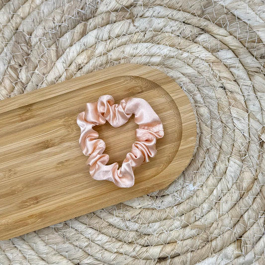 Scrunchie lichtoranje S