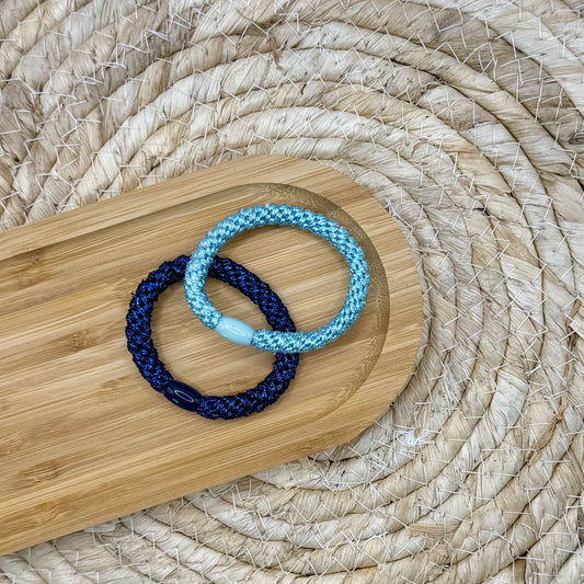 Elastiek set blauw